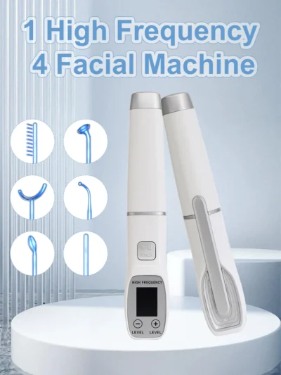Blue High Frequency Facial Machine – Anti-Acne & Skin Therapy Wand