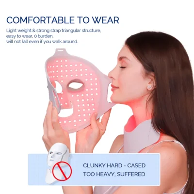 7-Color LED Face Mask – Silicone Skin Care Light Therapy Device - Image 4