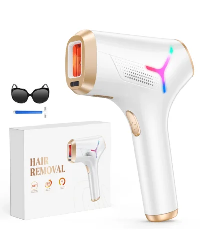 IPL Hair Removal Device – 990,000 Flashes, Painless Permanent for Face & Body