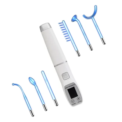 Blue High Frequency Facial Machine – Anti-Acne & Skin Therapy Wand - Image 5