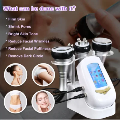 4 IN1 Cavitation Body Slimming Machine | Facial Massager | Skin Tighten | Face Lifting Vacuum Suction - Image 9