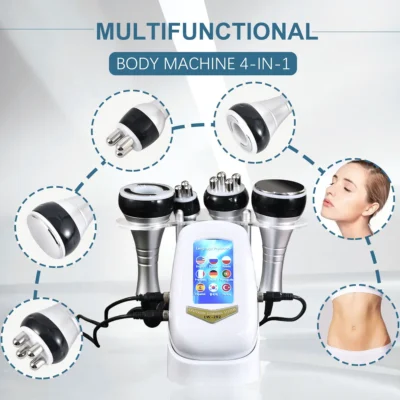 4 IN1 Cavitation Body Slimming Machine | Facial Massager | Skin Tighten | Face Lifting Vacuum Suction - Image 4