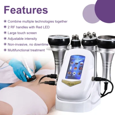4 IN1 Cavitation Body Slimming Machine | Facial Massager | Skin Tighten | Face Lifting Vacuum Suction - Image 2