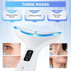 LED Neck & Face Lifting Device – EMS Firming & Double Chin Remover