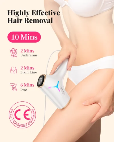 IPL Hair Removal Device – 990,000 Flashes, Painless Permanent for Face & Body - Image 3