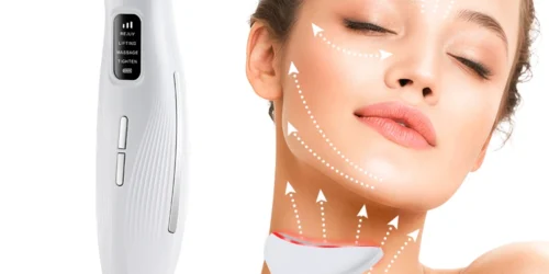 LED Neck & Face Lifting Device – EMS Firming & Double Chin Remover