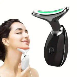 7-Color LED Neck & Face Vibrating Beauty Massager