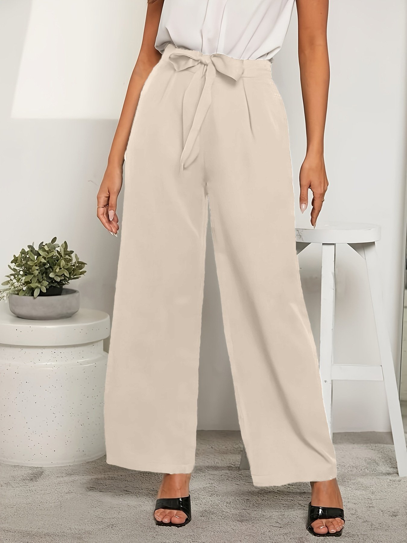 Women's Casual Stylish Straight-leg Pants - Image 10