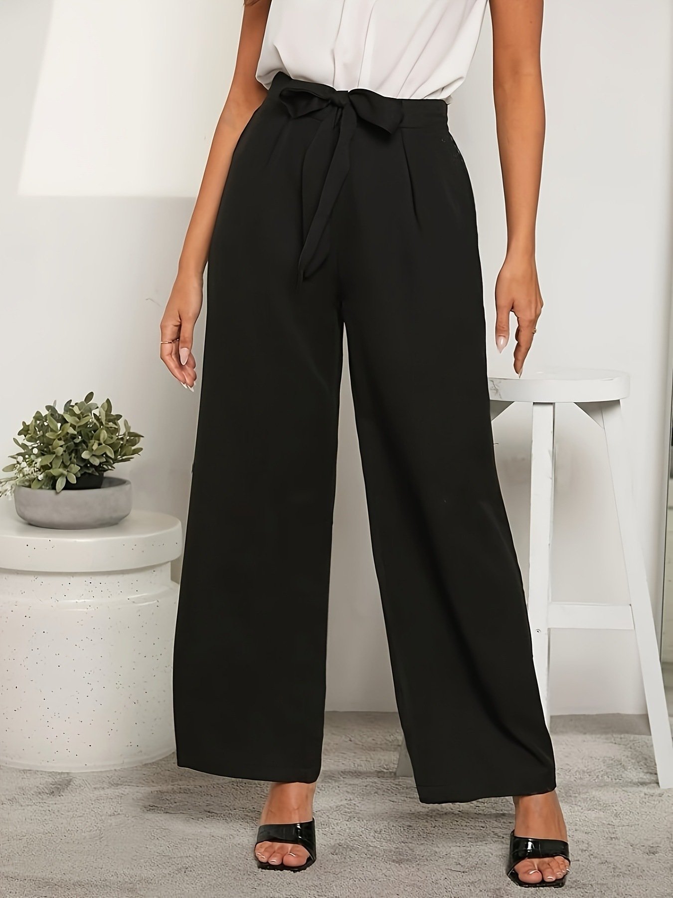 Women's Casual Stylish Straight-leg Pants - Image 4