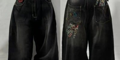 American Retro Couple Wide Leg Jeans