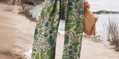 Casual Wide Leg Sports Trousers