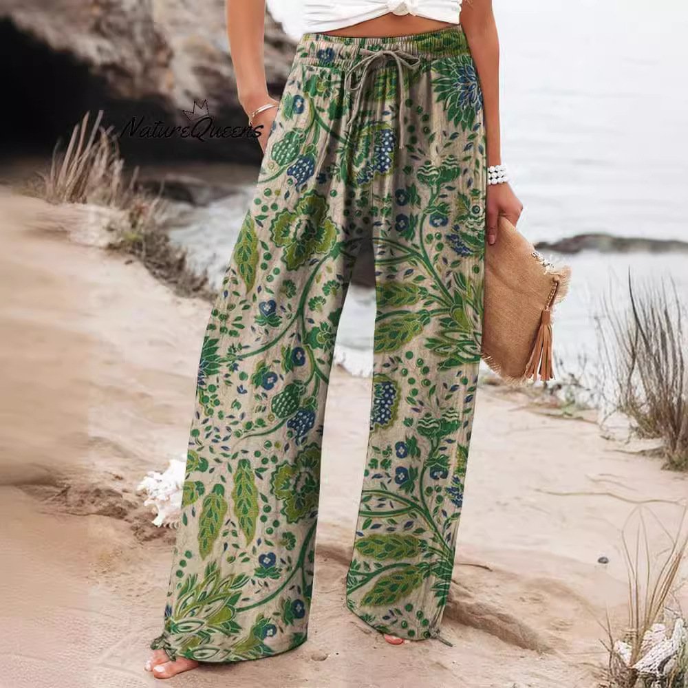 Casual Wide Leg Sports Trousers