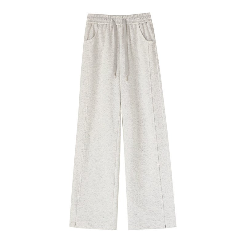 High Waist Long Thin Straight Loose Leisure Sports Sweatpants - Image 5