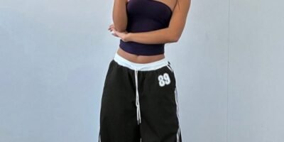 Loose Trendy Digital Printing Design Sense All-matching Long Pants