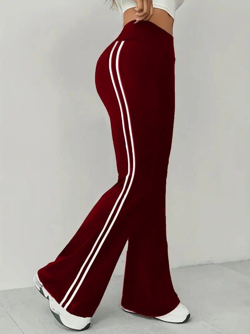 Women's High Waist Wide-leg Casual Pants Flared Pants - Image 7
