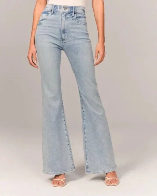 Women's Fashion Casual Solid Color Jeans - Image 4