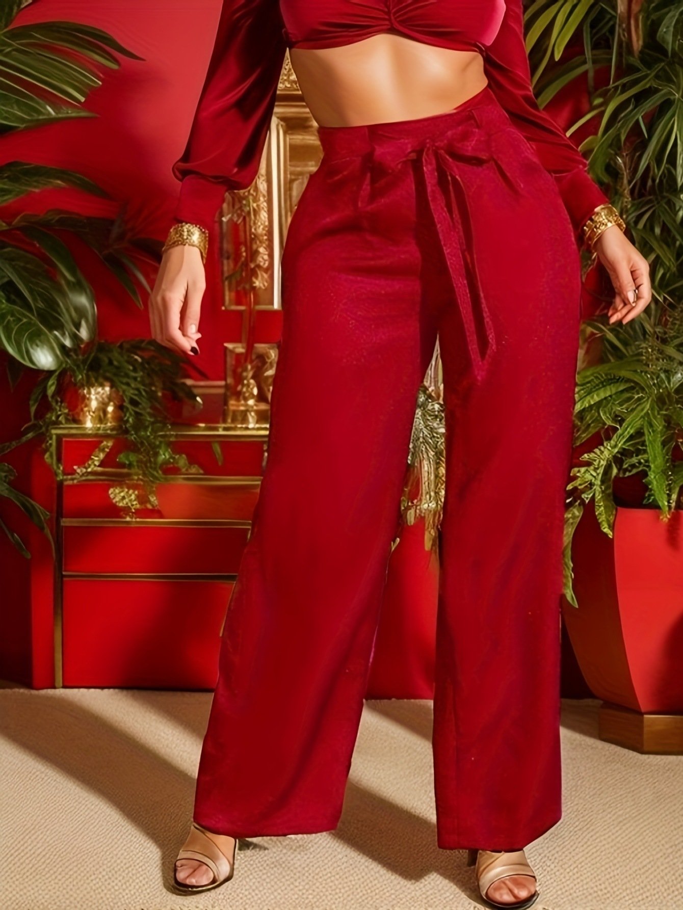 Women's Casual Stylish Straight-leg Pants - Image 3