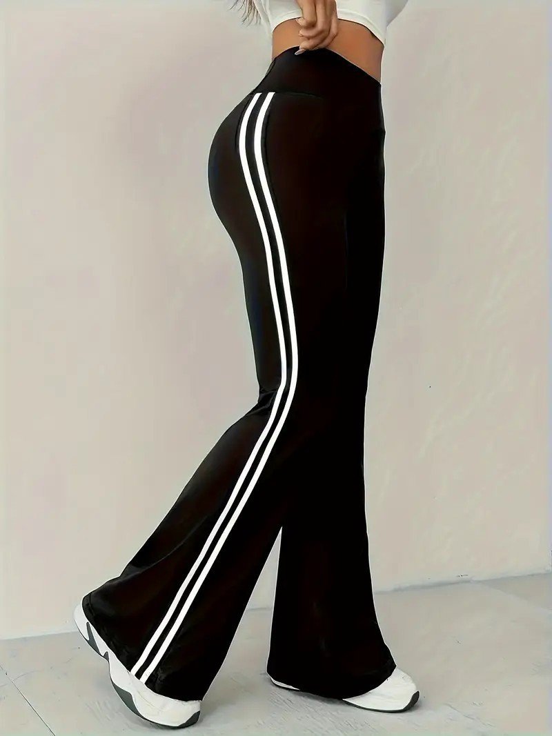Women's High Waist Wide-leg Casual Pants Flared Pants - Image 6