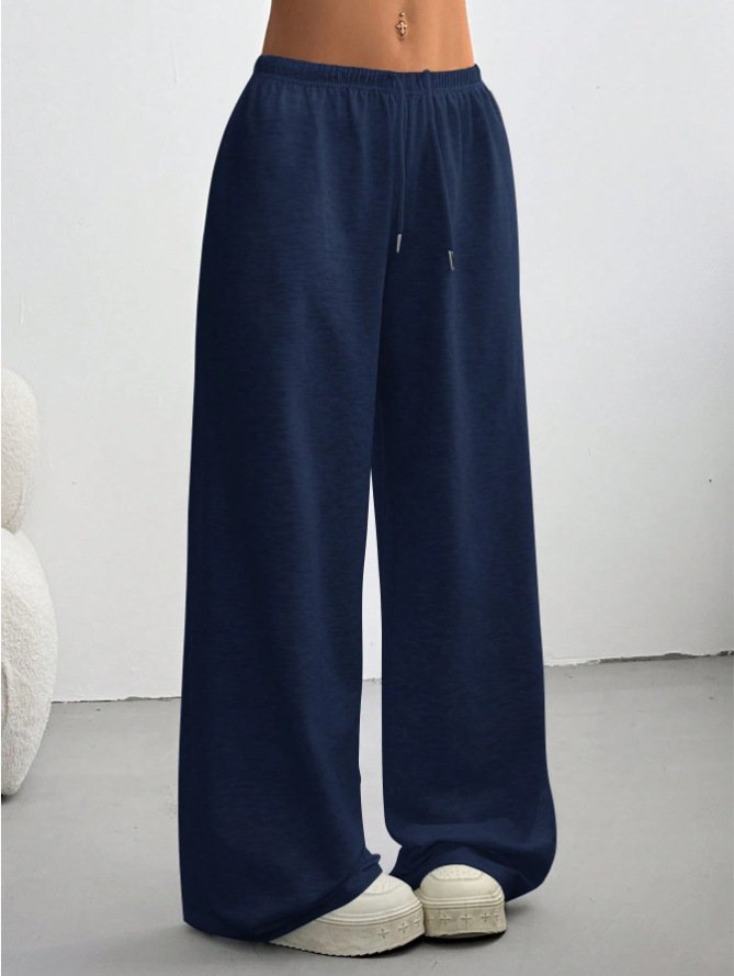 Straight-leg Minimalist Solid-color Womens Sweatpants - Image 8