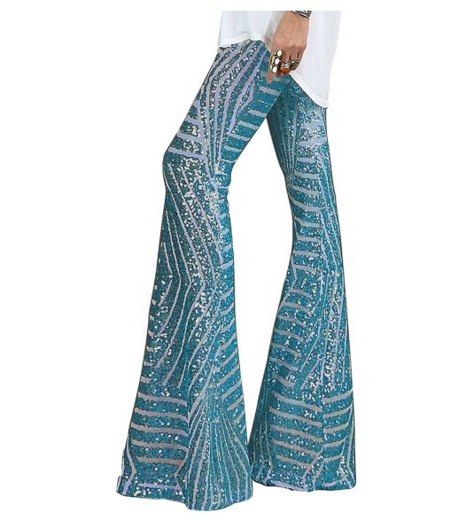 High Waist Loose Straight Wide Leg Trousers - Image 10