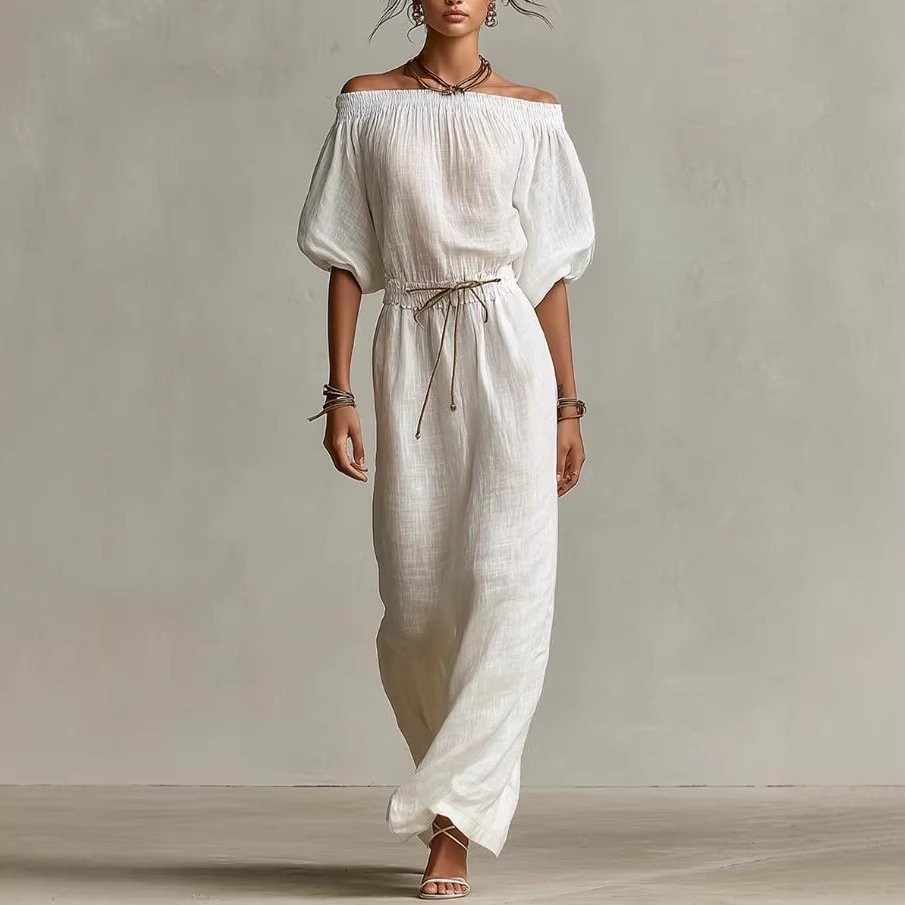 Fashionable Casual Solid-Colored Womens Pants Suit