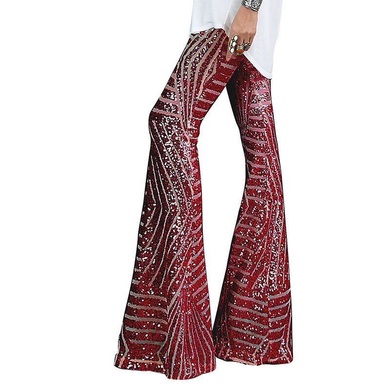 High Waist Loose Straight Wide Leg Trousers - Image 8