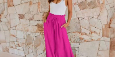 Loose Summer Wide Female Draped Casual Pants
