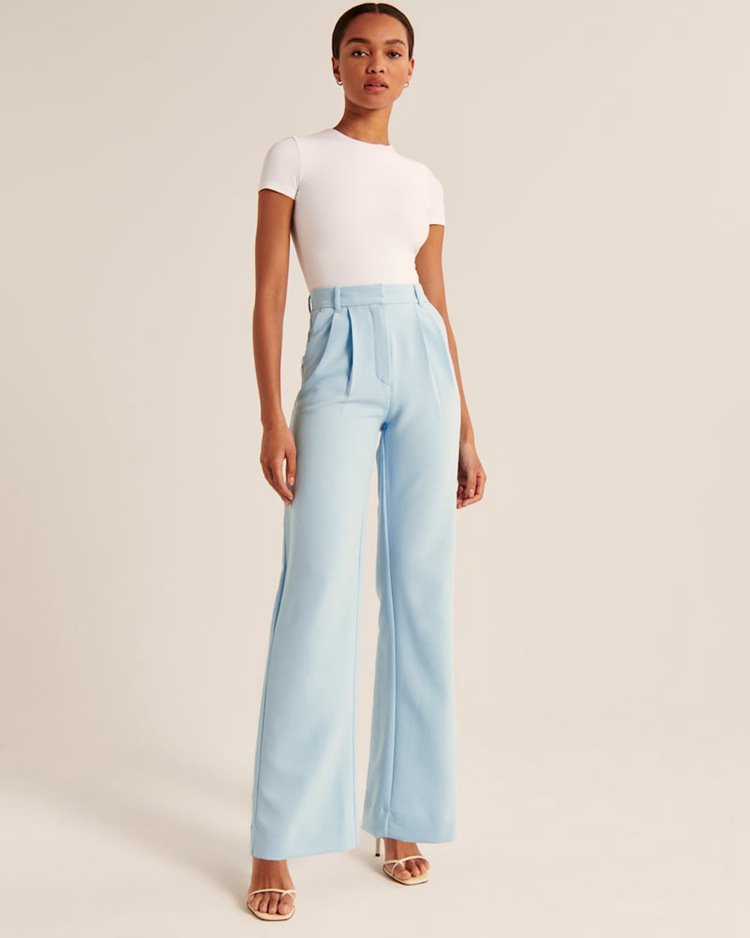 Pocket High Waist Wide-leg Casual Pants Women - Image 5