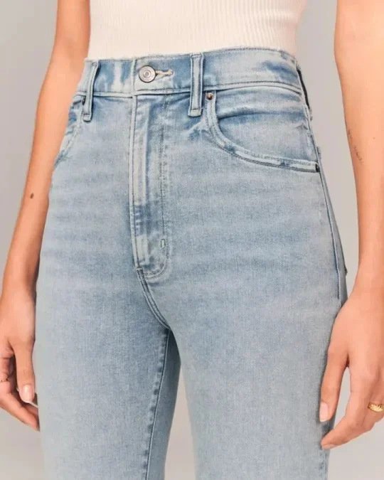 Women's Fashion Casual Solid Color Jeans - Image 8