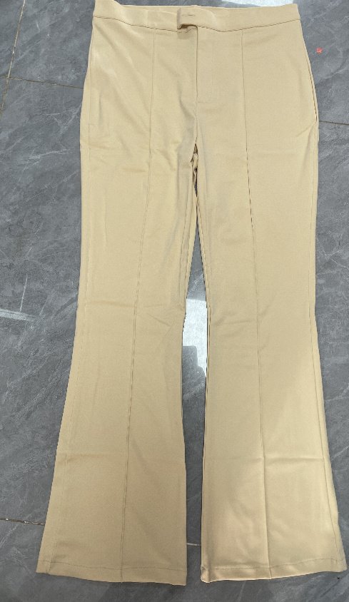Slim Straight-leg Pants With Buckle Fashion Solid Color Trousers For Womens Clothing - Image 10