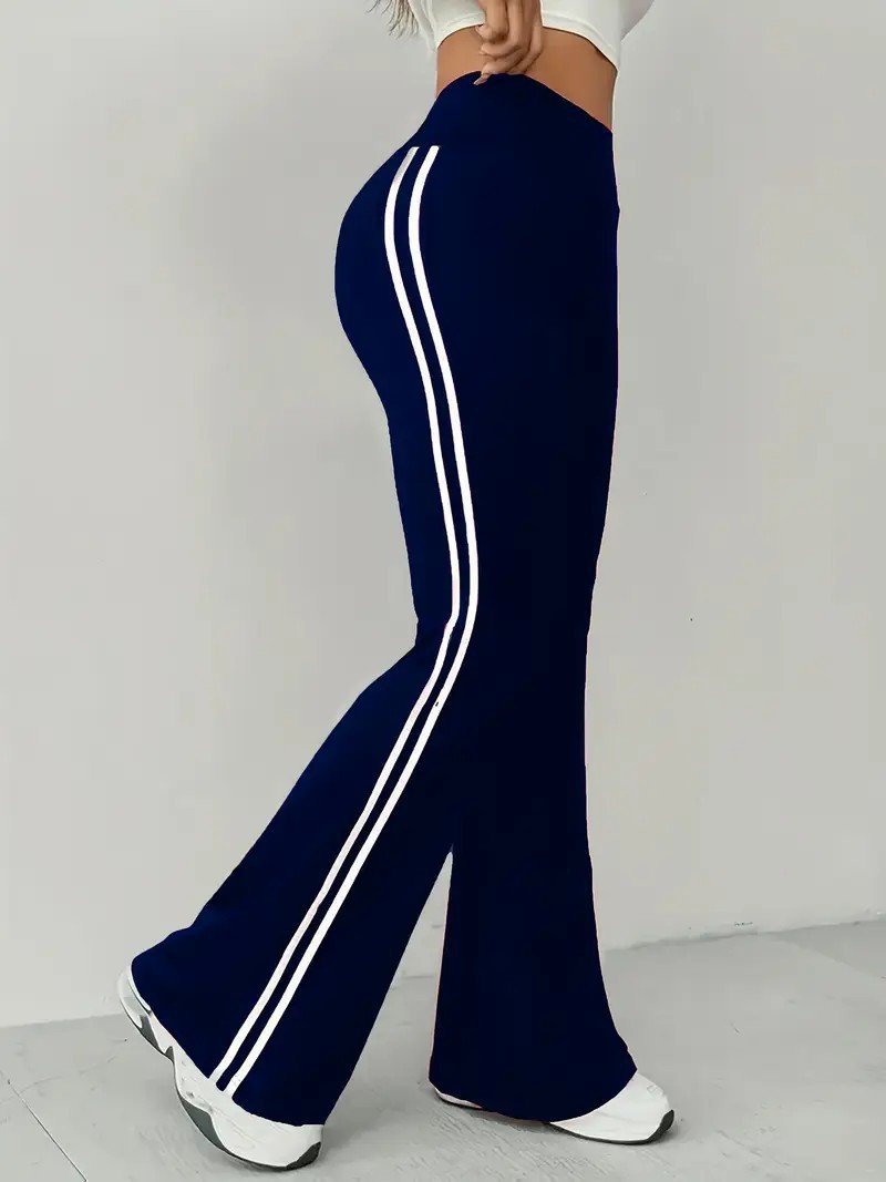 Women's High Waist Wide-leg Casual Pants Flared Pants - Image 8